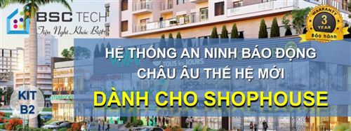 An ninh báo động chống trộm dành cho SHOPHOUSE Đà Nẵng